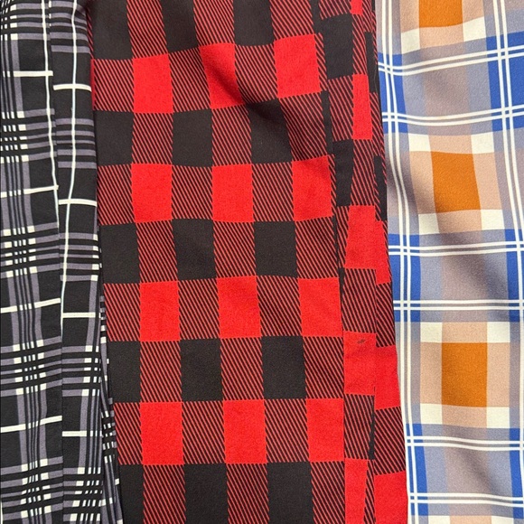 Plaid Lounge/Pajama Pants Set in Blue, Red, and Black - Picture 8 of 8